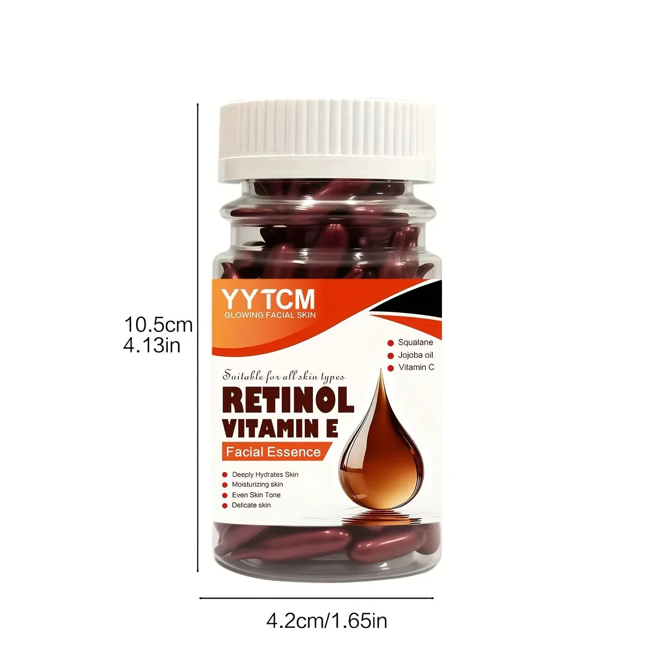 Retinol & Vitamin E Capsule Essence | 90 Caps Moisturizing Serum