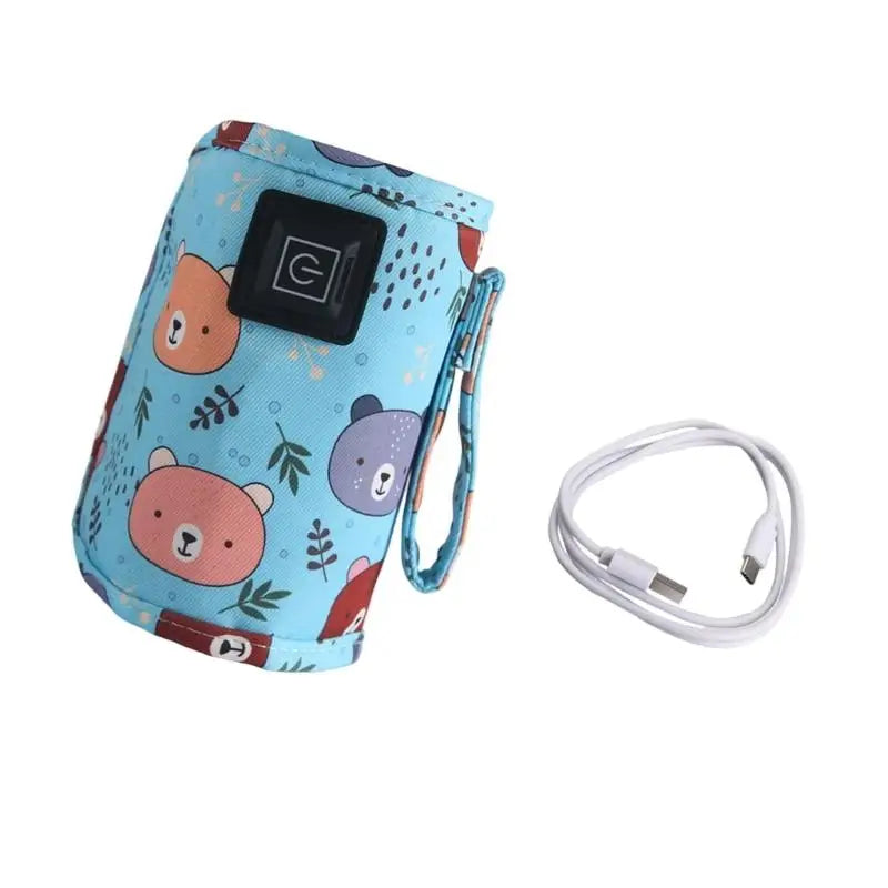 USB Portable Baby Bottle Warmer Bag – 3 Heat Settings