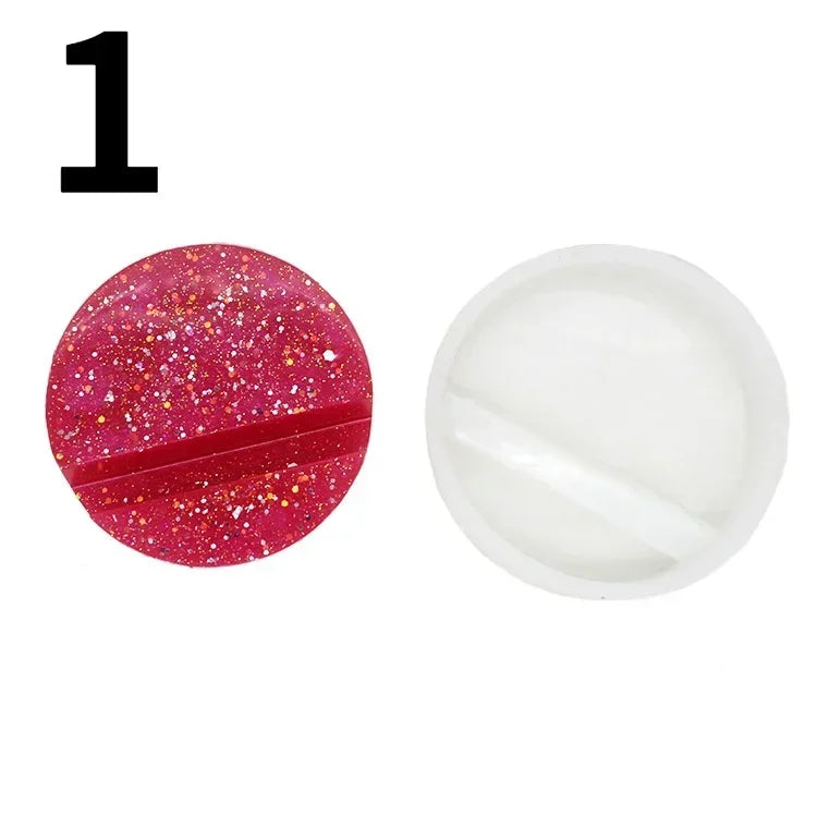 Creative Circular Square Phone Holder Silicone Mold DIY Handmade