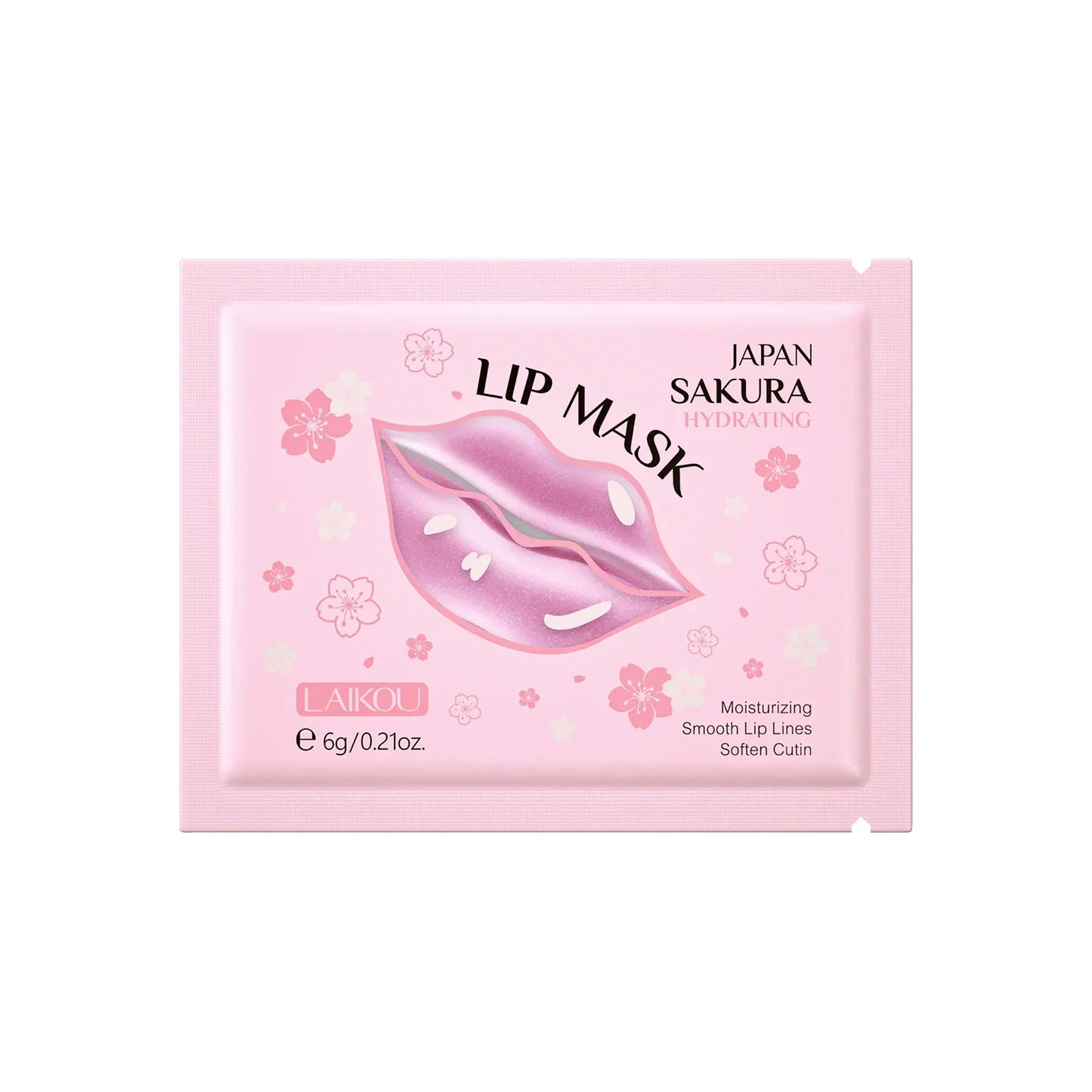 LAIKOU Cherry Blossom Lip Mask – Hydrating & Anti-Wrinkle