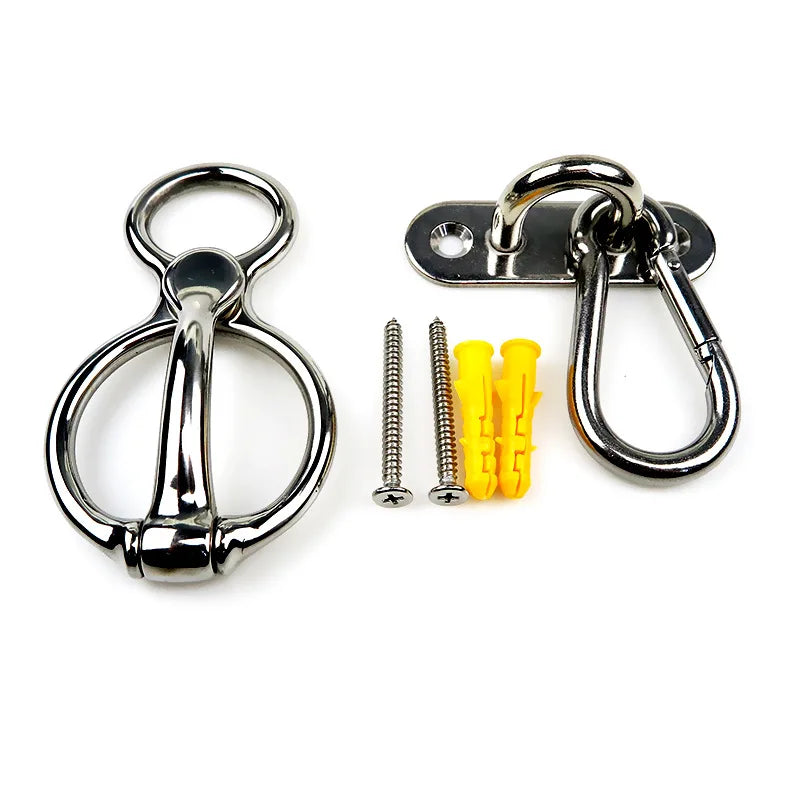 Stainless Steel Harness Traces Buckle Latch Bridle Reins Animal Rope