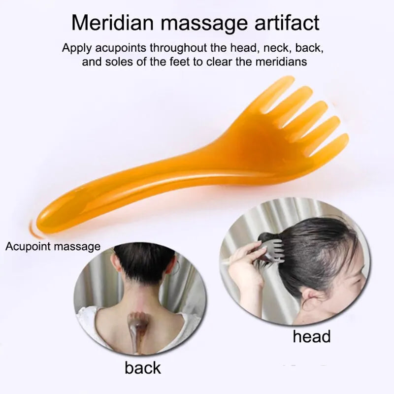 4 PCS Portable Scalp Back Massager Head Scratcher for Deep Relaxation SPA Head Massager Can Be Used on Every Part of the Body Peaceful Pleasures Health and Wellness