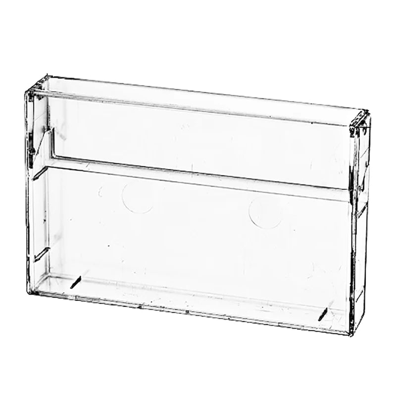 Transparent Cassette Tape Storage Box | Dustproof ABS Case