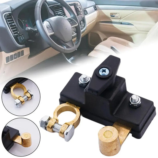 Car Battery power-off Switch Manual Automatic Circuit Breaker Anti-Power Off Leakage Protector Universal Auto Parts 6V/12V/24V Peaceful Pleasures Health and Wellness