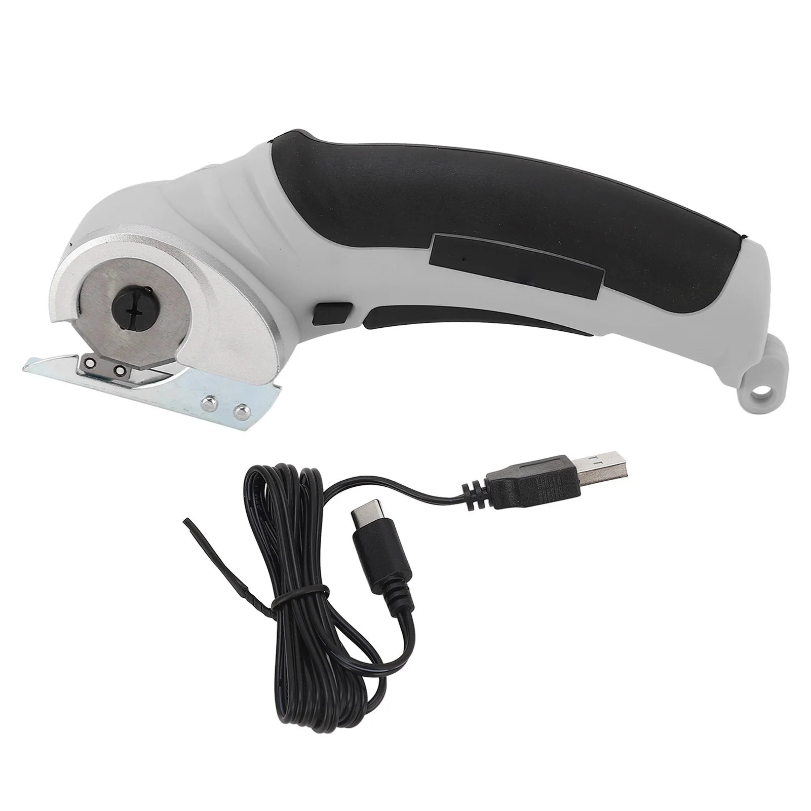 Cordless Scissors Cordless Electric Scissors Handheld Fabric Cutter 240RPM Rechargeable Tool for Carpet Sponge Sewing Scissors Peaceful Pleasures Health and Wellness GREY