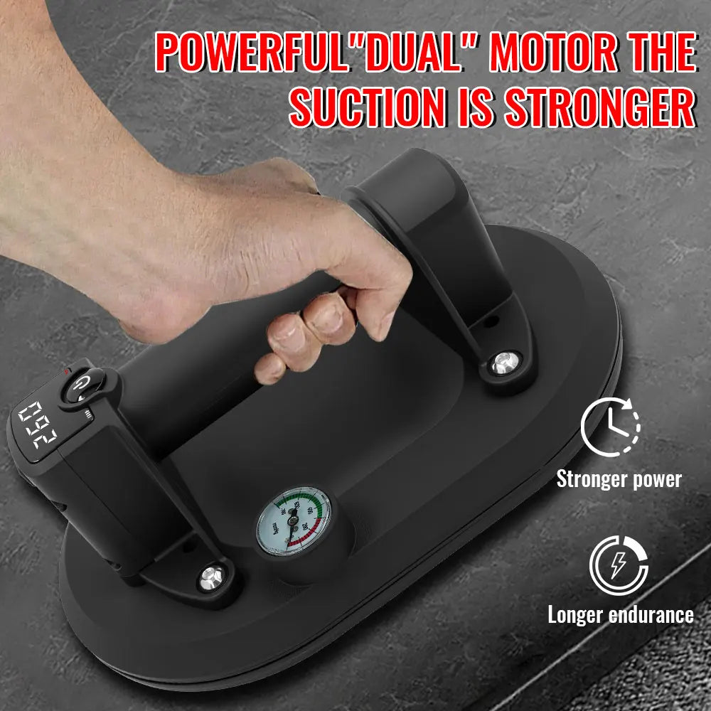 260kg Heavy Duty Air Pump Electric Vacuum Suction Cup Lifter for Granite Glass Tile Moving Installation Repair Peaceful Pleasures Health and Wellness