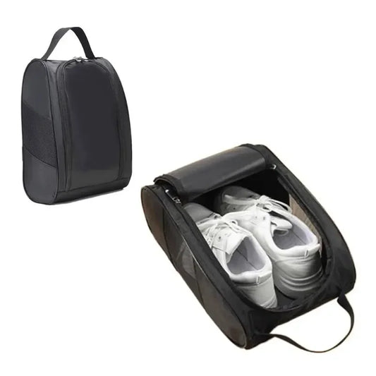 Portable Oxford Shoe Bag – Golf, Football & Tennis Carrier Sports Shoe Bag Peaceful Pleasures Health and Wellness