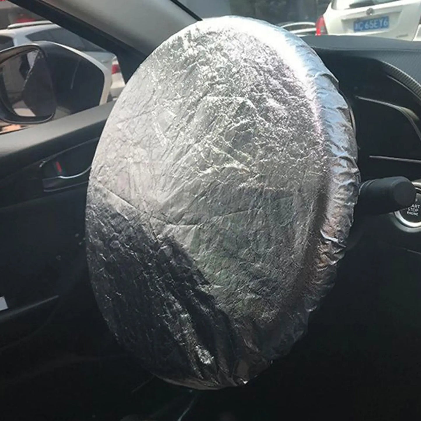 Car Steering Wheel Sun Shade Cover – UV & Heat Protection