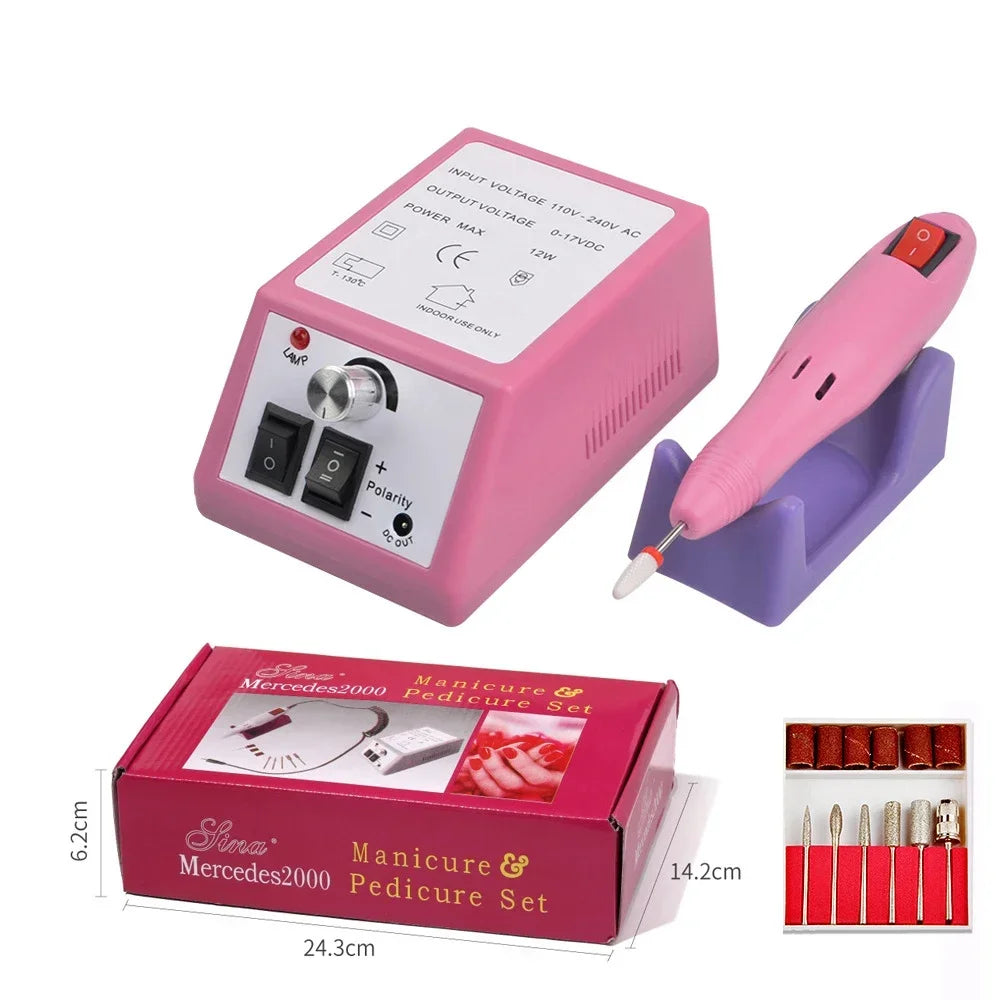 Professional Electric Nail Drill Machine Set | Nail Art Tool