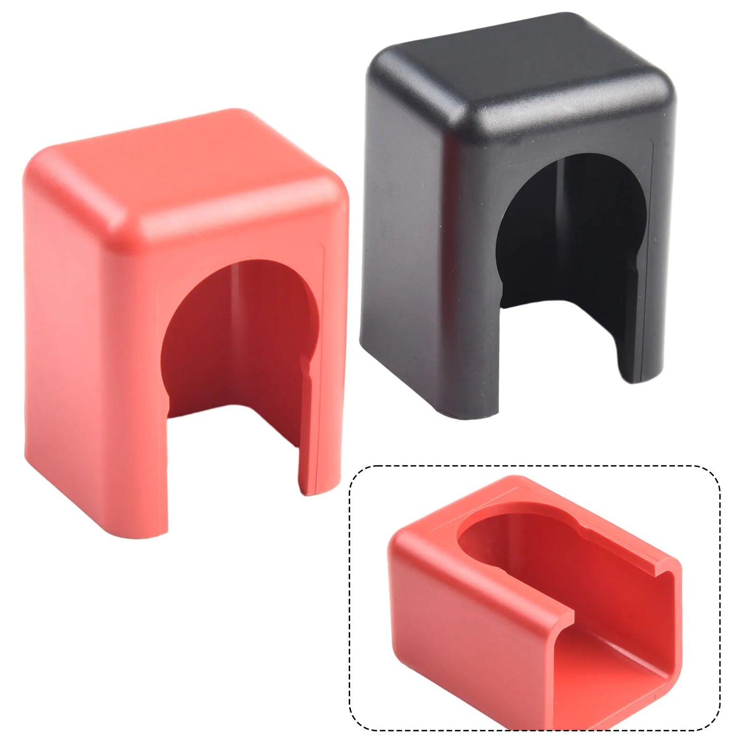 2pcs Battery Terminal Connector Cover 120A–500A IP67 PA66