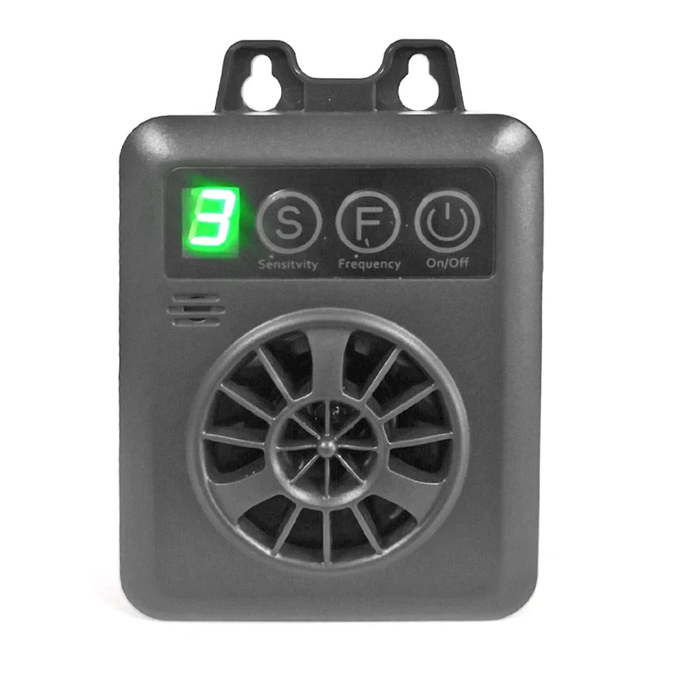 Ultrasonic Dog Repeller Outdoor Pet Aggressive Stopper Deterrent Trainer Chaser Tool Peaceful Pleasures Health and Wellness Black-Rechargeable
