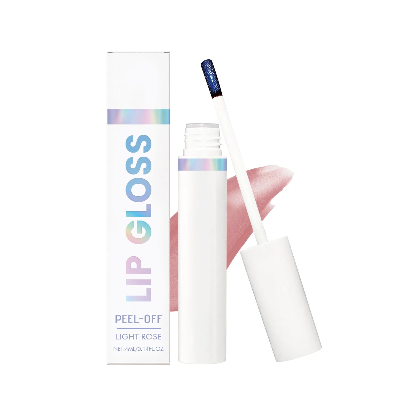 Tear off Lip Gloss Waterproof Long Lasting Peel off Liquid Lipstick Easy to Color Nourishing Lip Reduce Dryness Cosmetics Peaceful Pleasures Health and Wellness Light Rose