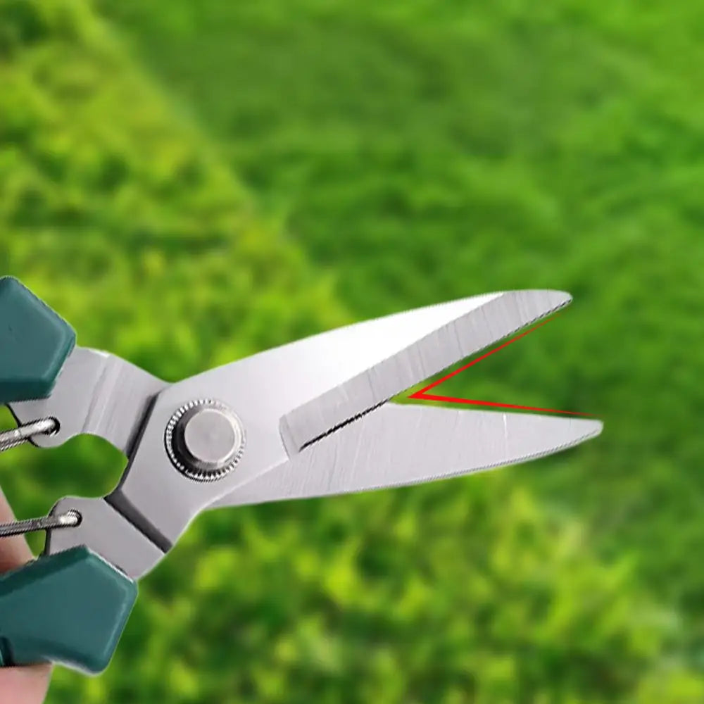 190mm Bonsai Pruning Scissors | Stainless Steel Garden Cutter