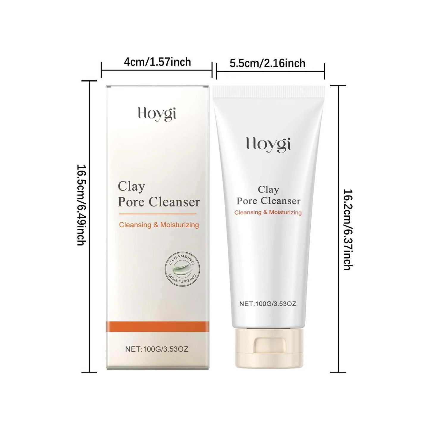 Pore Cleansing Face Wash – Kaolin, Oil Control & Brightening