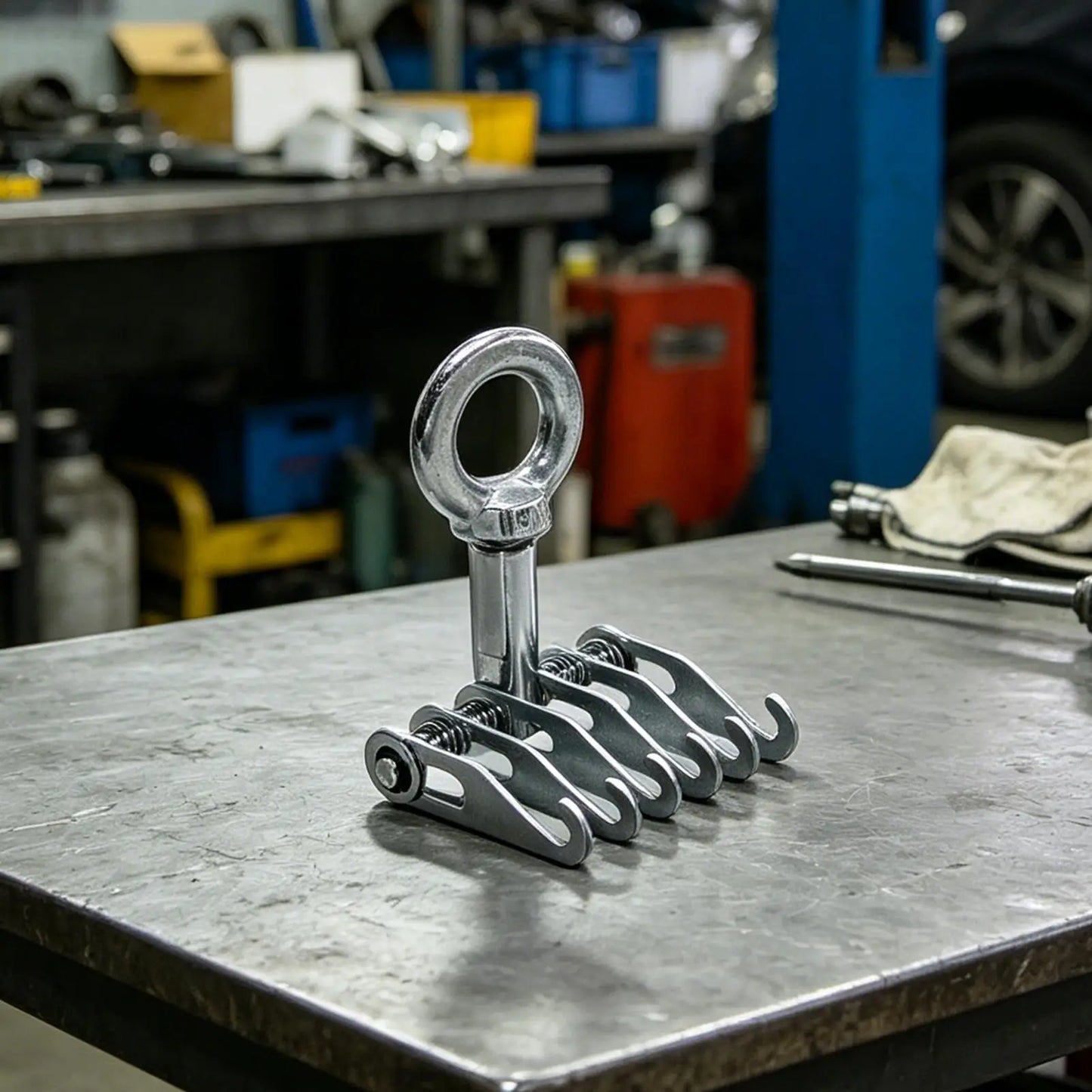 6-Claw Car Dent Puller Hook & Lifting Ring | Slide Hammer