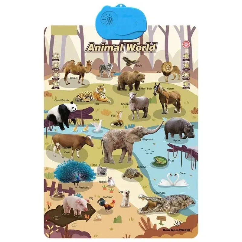 Talking ABC Wall Chart for Kids – Interactive Learning Toy