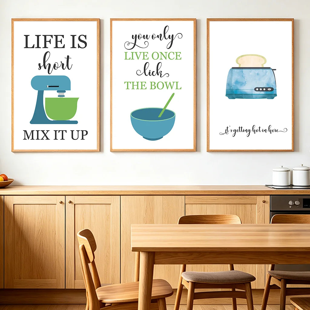 Kitchen Inspirational Quotes Canvas Wall Art | Black & White Canvas Wall Art Peaceful Pleasures Health and Wellness
