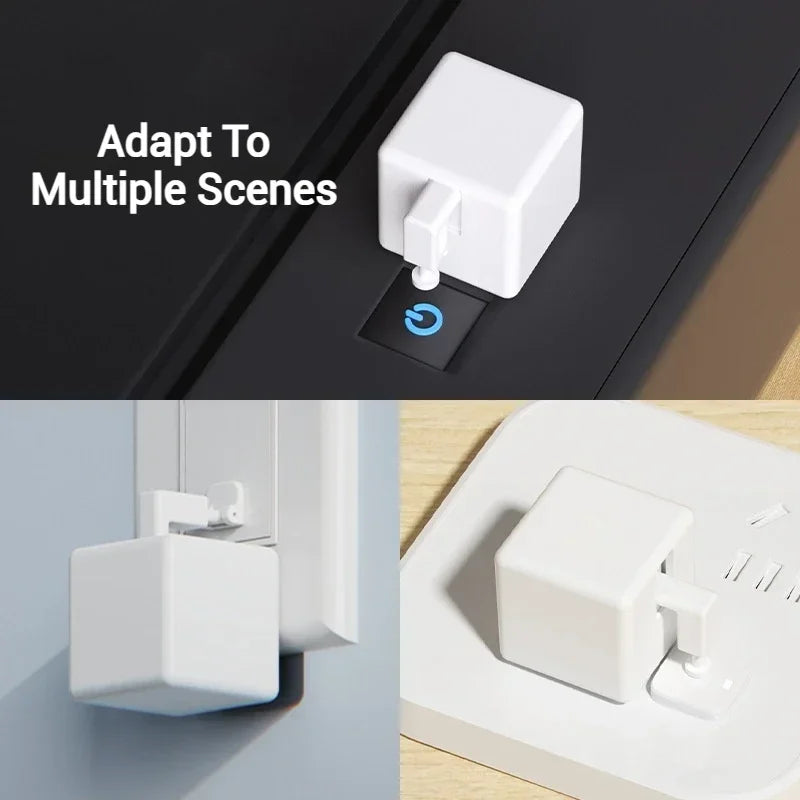 Tuya Zigbee 3.0 Bluetooth Smart Fingerbot Switch Remoter Garage Curtain Button Robot Pusher for Alexa Google Home Voice Assitant Peaceful Pleasures Health and Wellness
