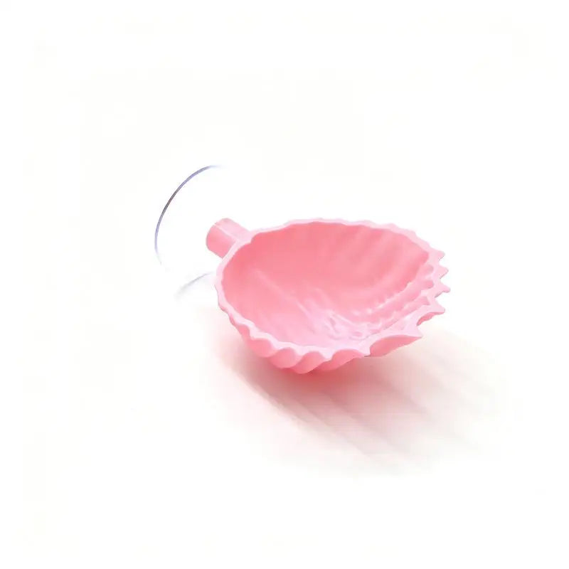 Shell Shaped Betta Feeding Dish with Suction Cup | Tank Decor Aquarium Feeding Tray Peaceful Pleasures Health and Wellness N