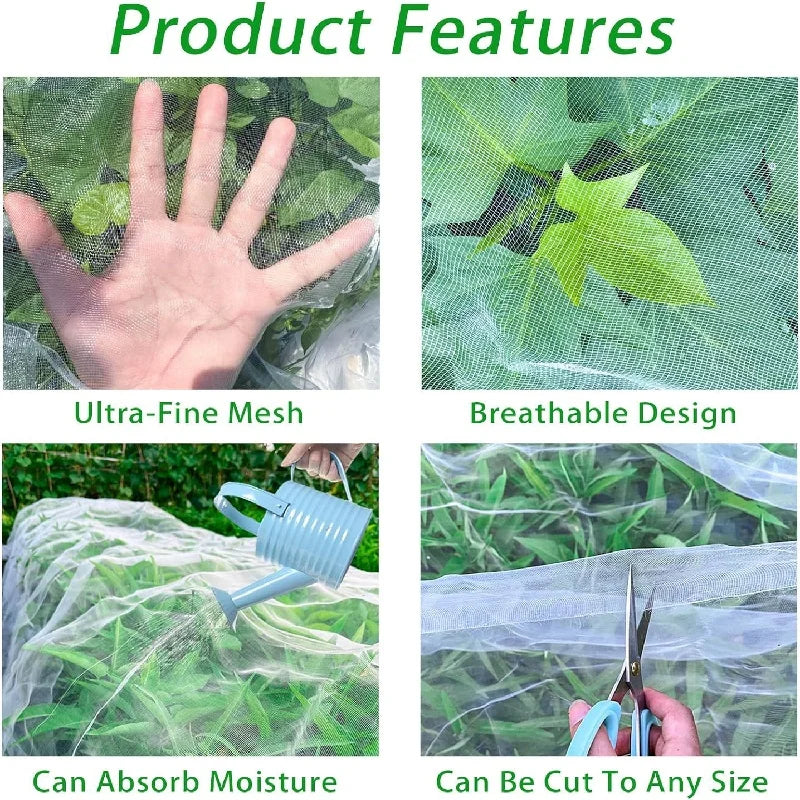 Garden Netting Plant Cover – UV-Resistant Pest & Bird Barrier