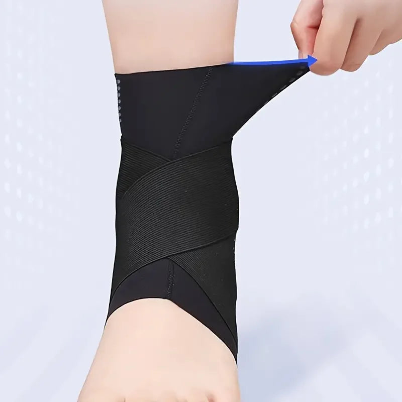 1PC Pressure Strap For Ankle Protection Compression Ankle Brace For Women & Men Black Anti Slip Straps Fasciitis & Injuries Peaceful Pleasures Health and Wellness