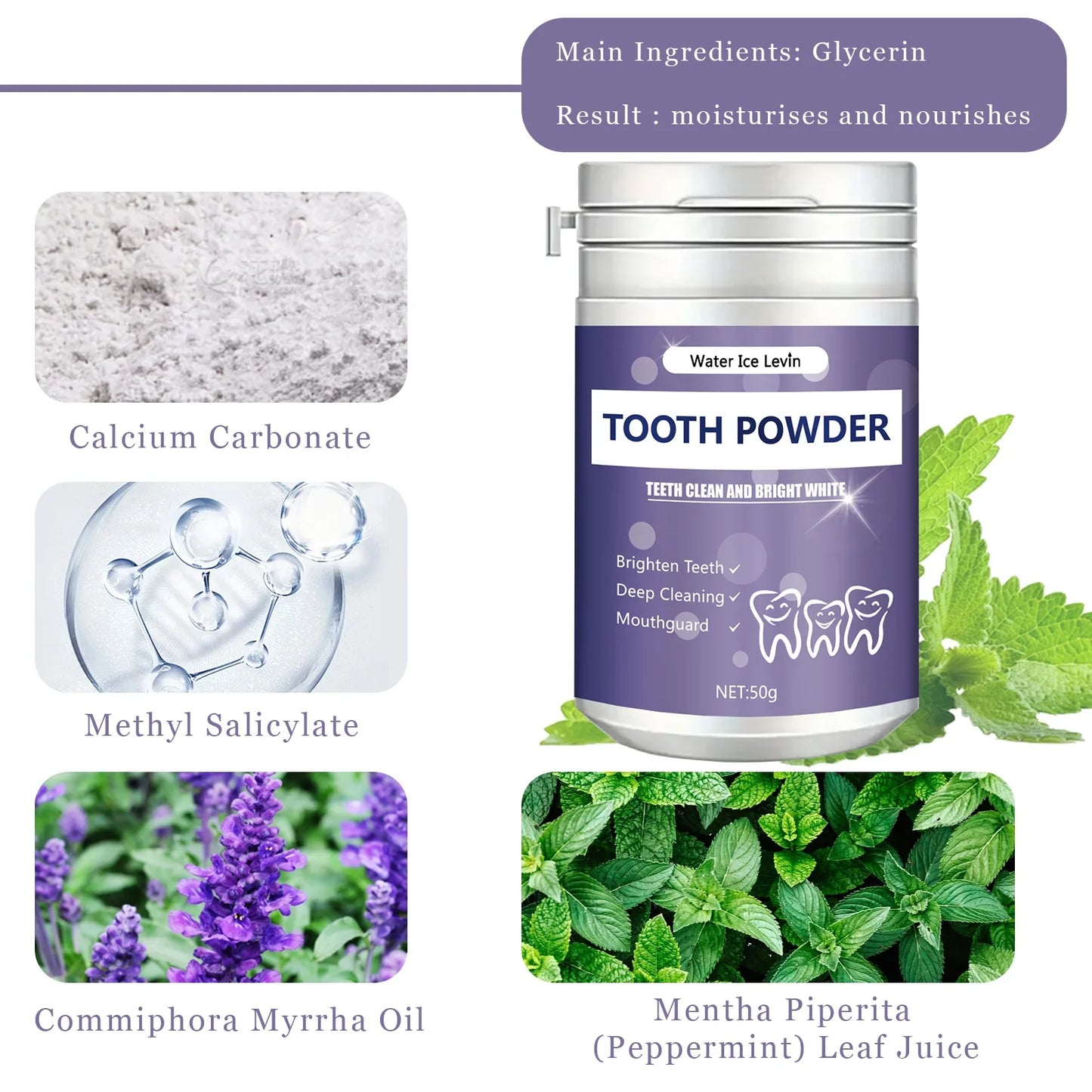 Pearl Tooth Powder – Whitening, Fresh Breath & Stain Removal