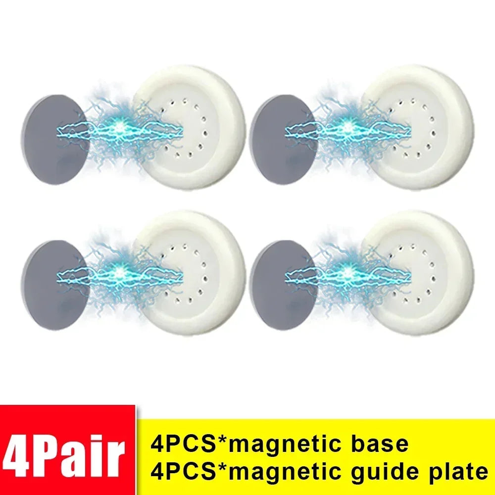 Magnetic Wall Hooks – Key & Remote Holder Storage Rack 12 Pcs
