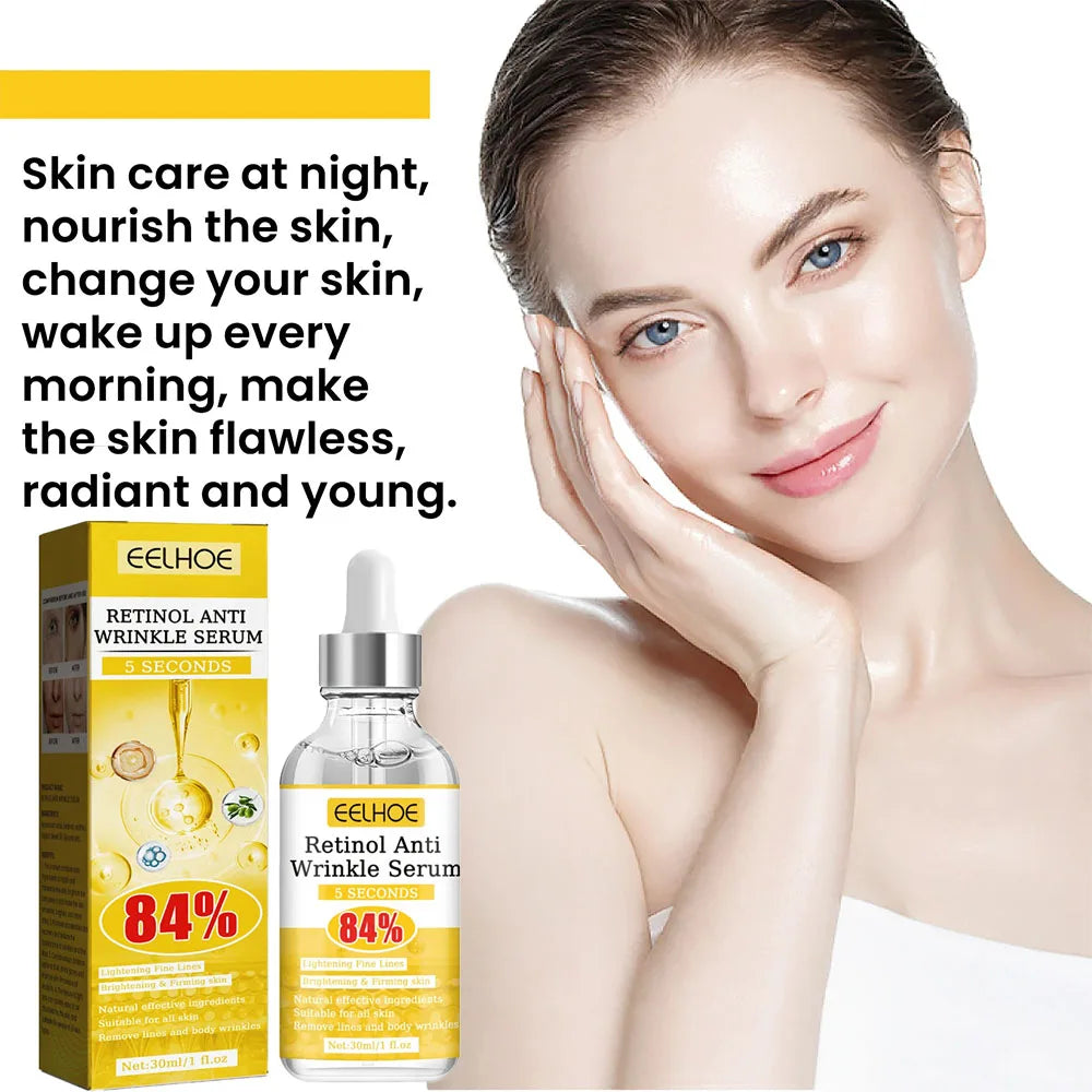 Retinol & Hyaluronic Acid Anti-Wrinkle Facial Serum – 30ml Peaceful Pleasures Health and Wellness
