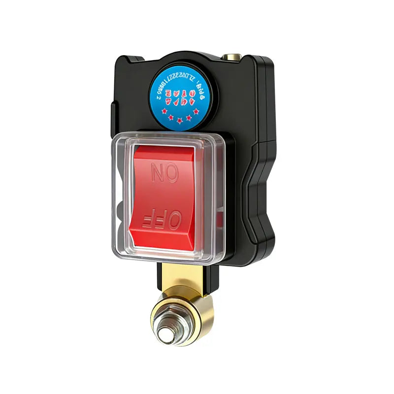 Car Battery Disconnect Switch Can Rotate Disconnect Switch ﻿Equipped With Voltage Digital Display Power-Off Switch 12-24V Peaceful Pleasures Health and Wellness