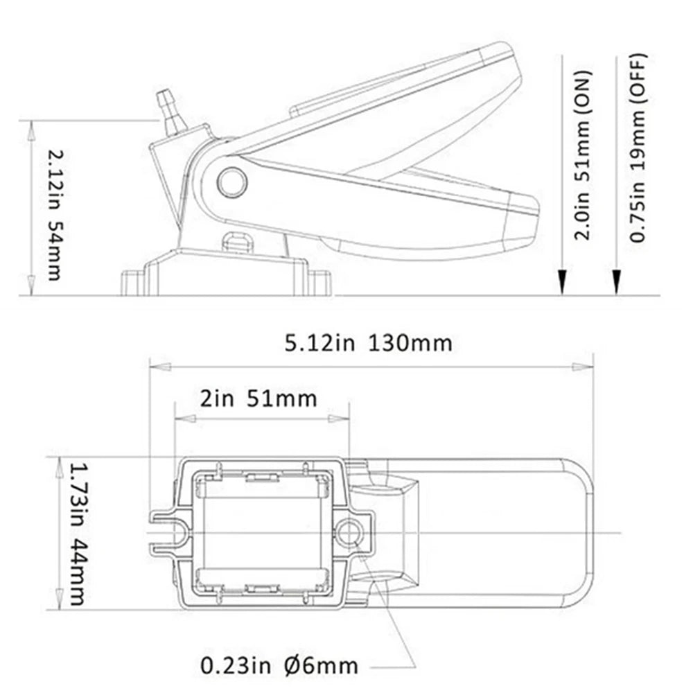 12V 1100GPH Boat Bilge Pump Float Switch Sensor