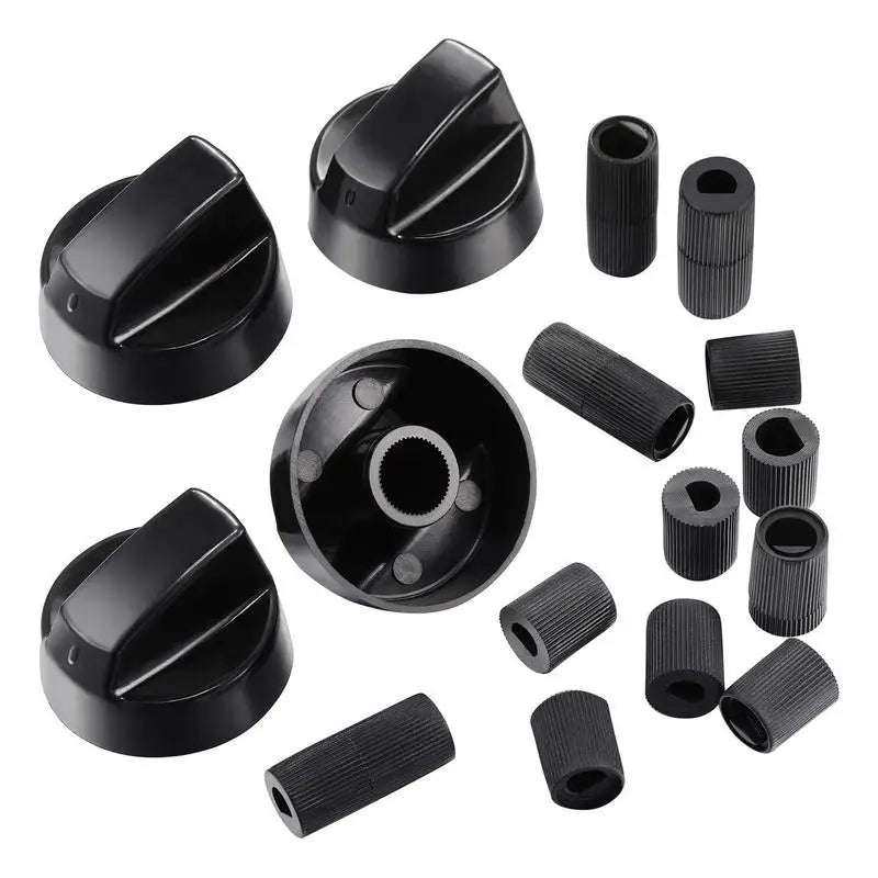 4 Sets Stove Top Control Knobs Univer-sal Thermostat Stove Button Knobs Accessories For Home Kitchen Cookers Knobs & Adapters Peaceful Pleasures Health and Wellness