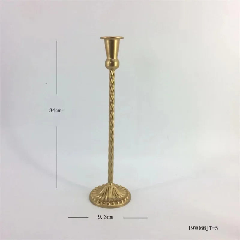 Iron Metal Candlestick Holder | Wedding & Home Décor