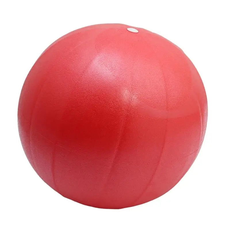 Matte Explosion Proof Mini Yoga Ball 25cm Pilates Ball Inflatable Gymnastics Ball Fitness Balls Gym Fitness Tools Peaceful Pleasures Health and Wellness red