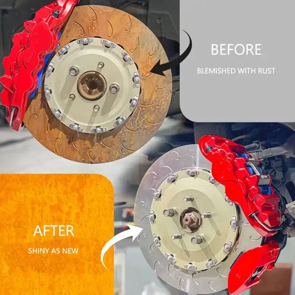 Multifunctional car rust remover used for removing rust providing surface protection on car brake pads iron metal surface 1/3PCS Peaceful Pleasures Health and Wellness