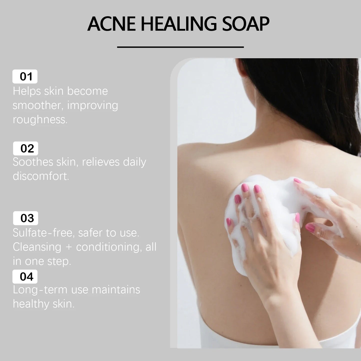 Deep Cleansing Brightening Body Bar Soap – Moisturizing 100g
