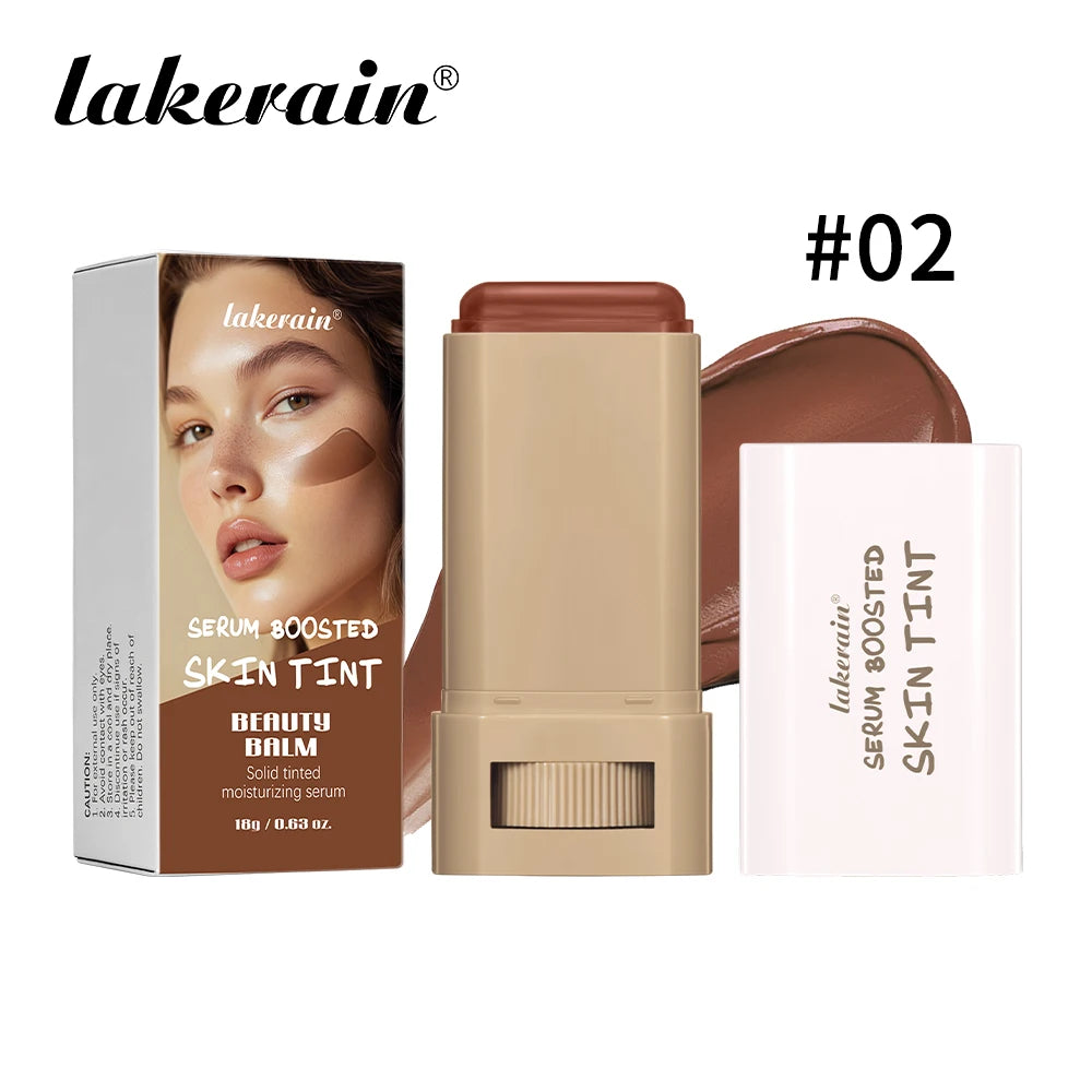 Eraser Foundation Stick Stick Serum Boosted Skin Tint Foundation Stick Smooth Plumper Hight Coverage Travel Flawless Foundation Peaceful Pleasures Health and Wellness 2