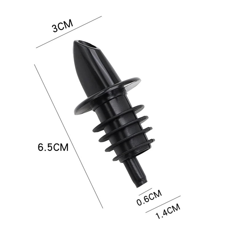10-Pack Bottle Pourers & Stoppers for Liquor, Wine & Oil