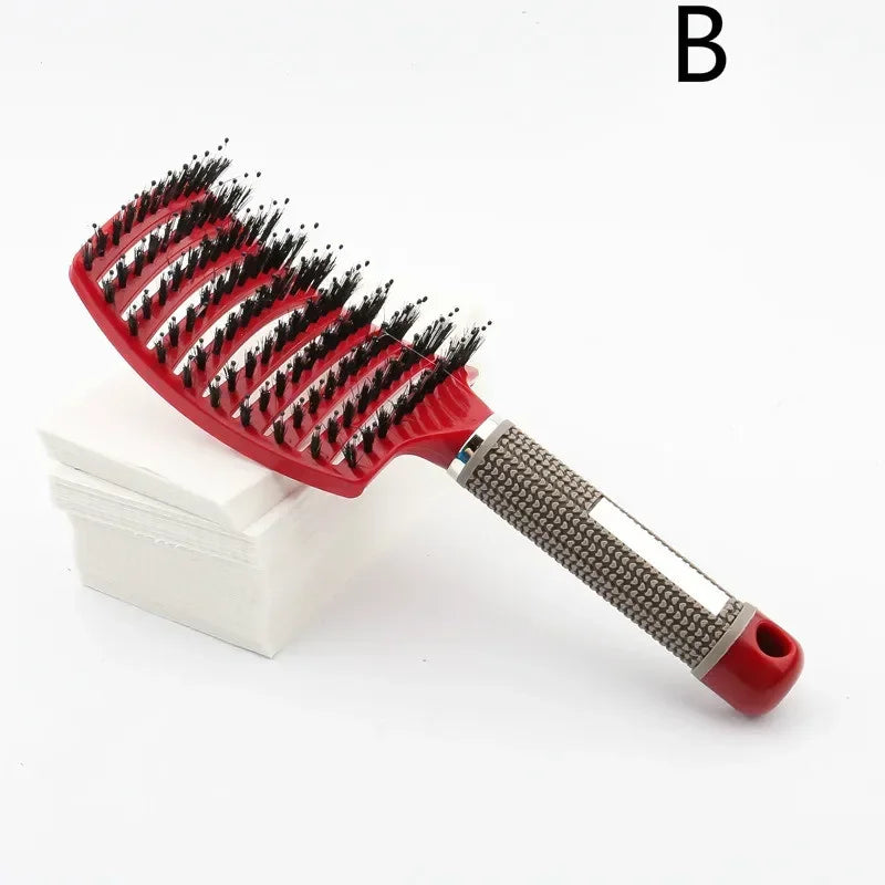 Detangling Hair Brush & Scalp Massage Comb | Nylon Bristles