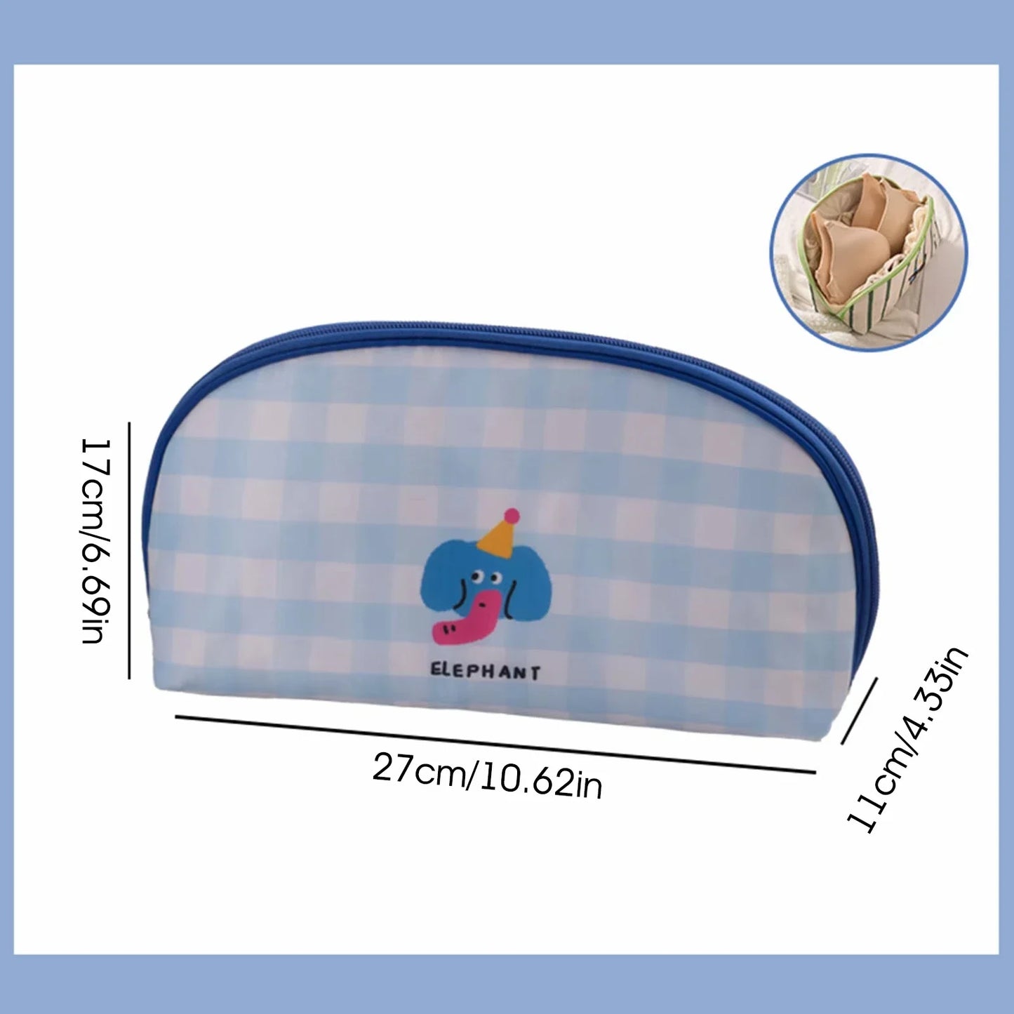Oxford Cloth Travel Organizer Bag – Underwear, Socks & Bras