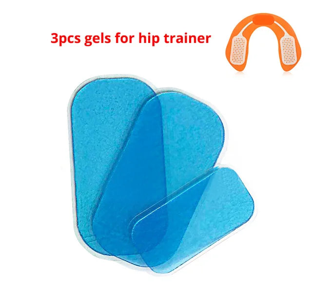 Abs Trainer EMS Abdominal Muscle Stimulator Wireless Electric Toning Belt USB Recharge Weight Loss Home Gym Fitness Equiment Hot Peaceful Pleasures Health and Wellness Hip pad gels
