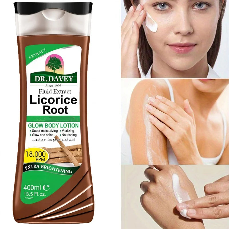 DR.DAVEY Licorice Body Care Gift Set – Lotion, Oil & Arbutin Soap