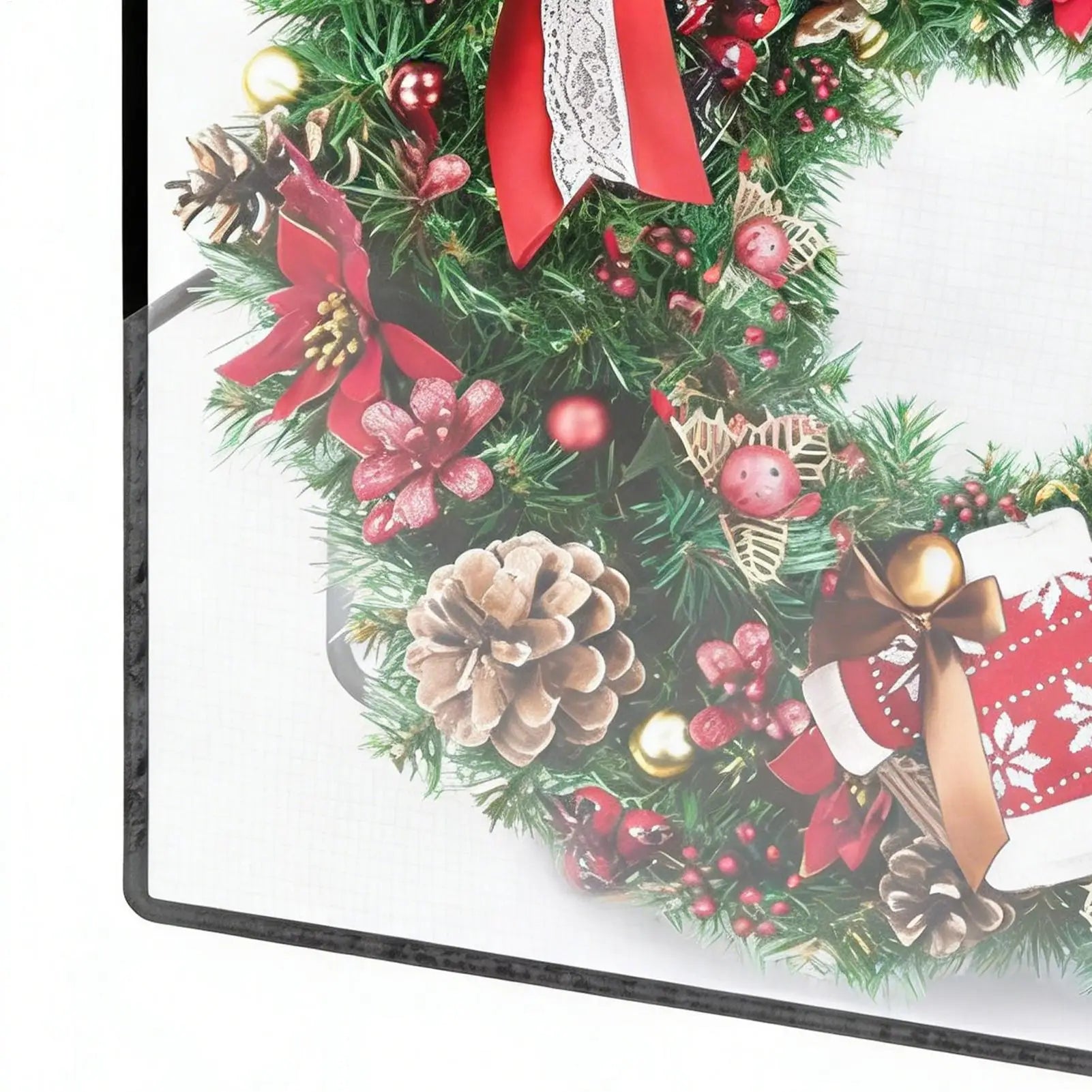 5-Pack Clear Christmas Wreath Storage Bags | Garland Organizer Holiday Storage Bag Peaceful Pleasures Health and Wellness
