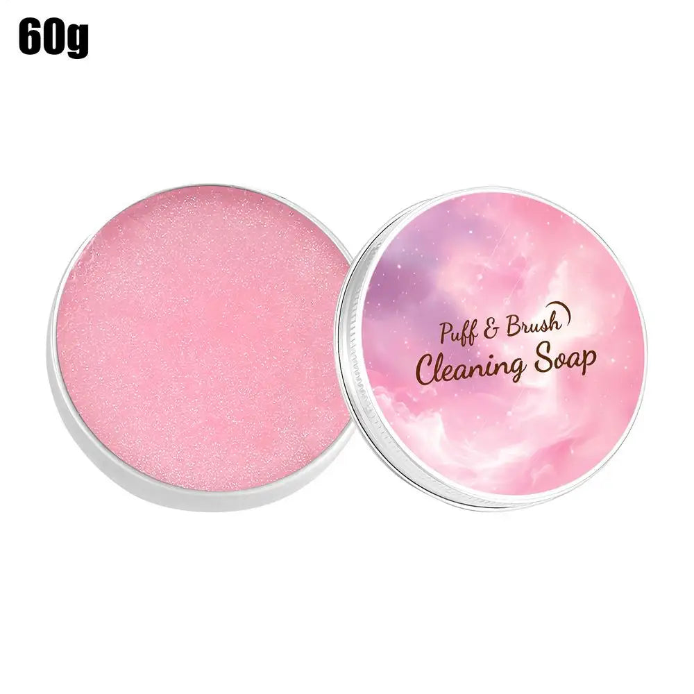 Makeup Brush Cleaner Soap & Silicone Scrubbing Mat Set