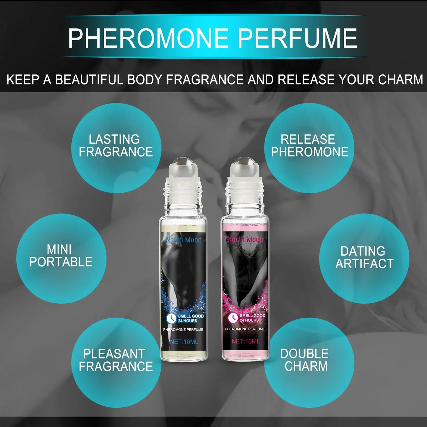 Pheromone Roll-On Perfume – Natural Fruity Scent, 10ml