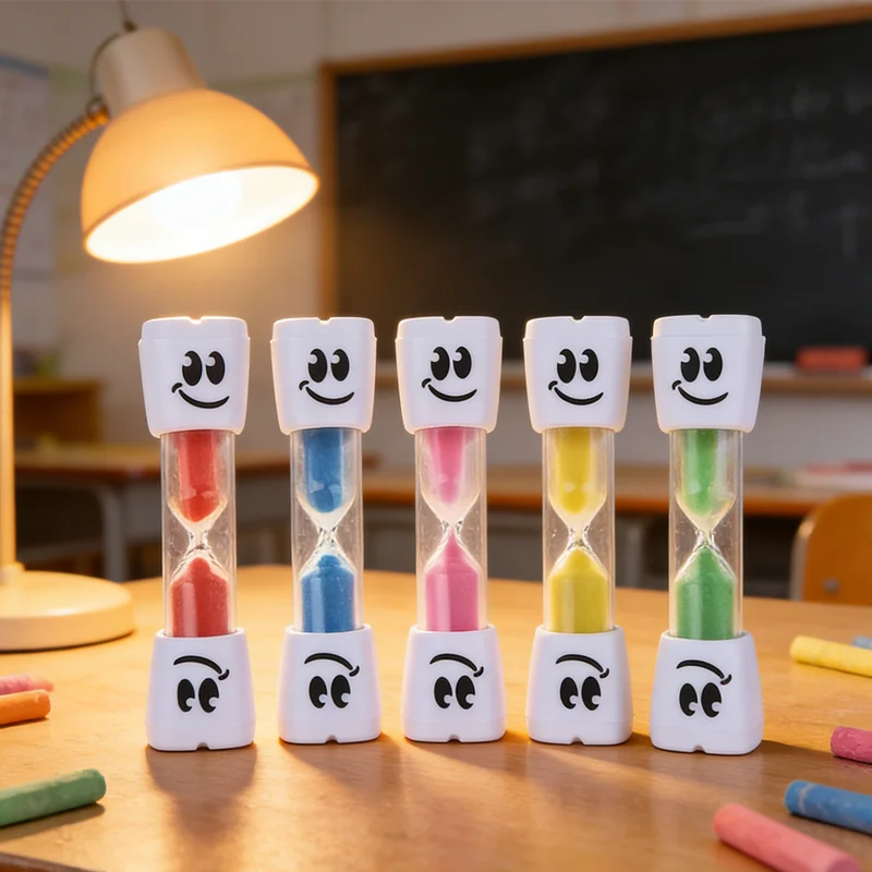 2-Minute Big-Eye Sand Timer for Kids – Tooth Brushing Gift