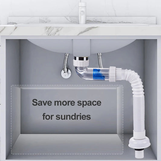 Kitchen Sink Drain Pipes Washing Basin Hose G1-1 Waste Water Pipe Peaceful Pleasures Health and Wellness Default Title