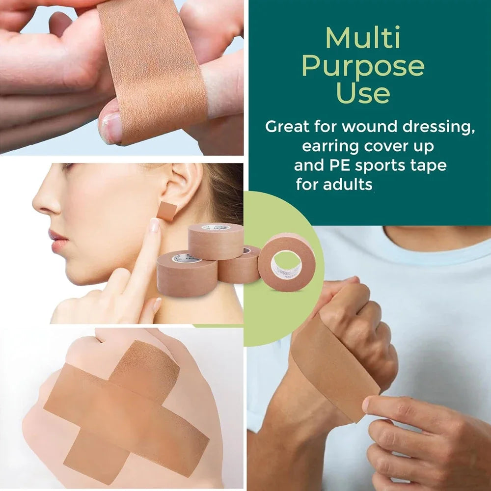 10-Roll Non-Woven Nose Tape | Rhinoplasty & Wound Care Medical Adhesive Tape Peaceful Pleasures Health and Wellness