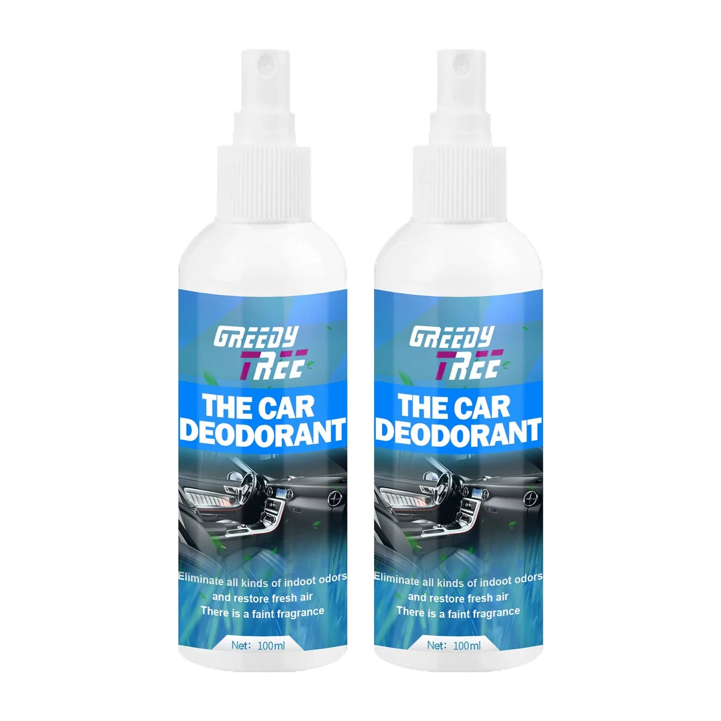 Car Air Freshener Antibacterial AC Deodorizer Spray