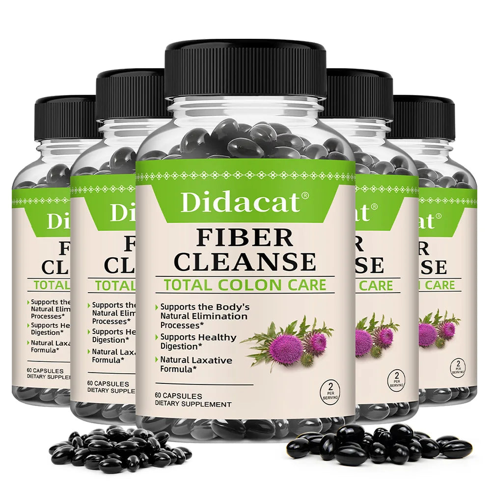 Psyllium Husk Fiber Capsules | Digestive & Gut Health Support