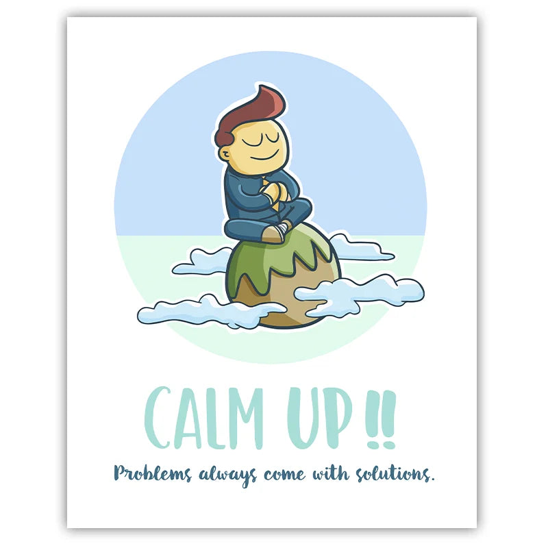 Cartoon Animal Canvas Wall Art for Kids Nursery Room Decor Kids Canvas Wall Art Peaceful Pleasures Health and Wellness 01 30x40cm No Frame China Mainland
